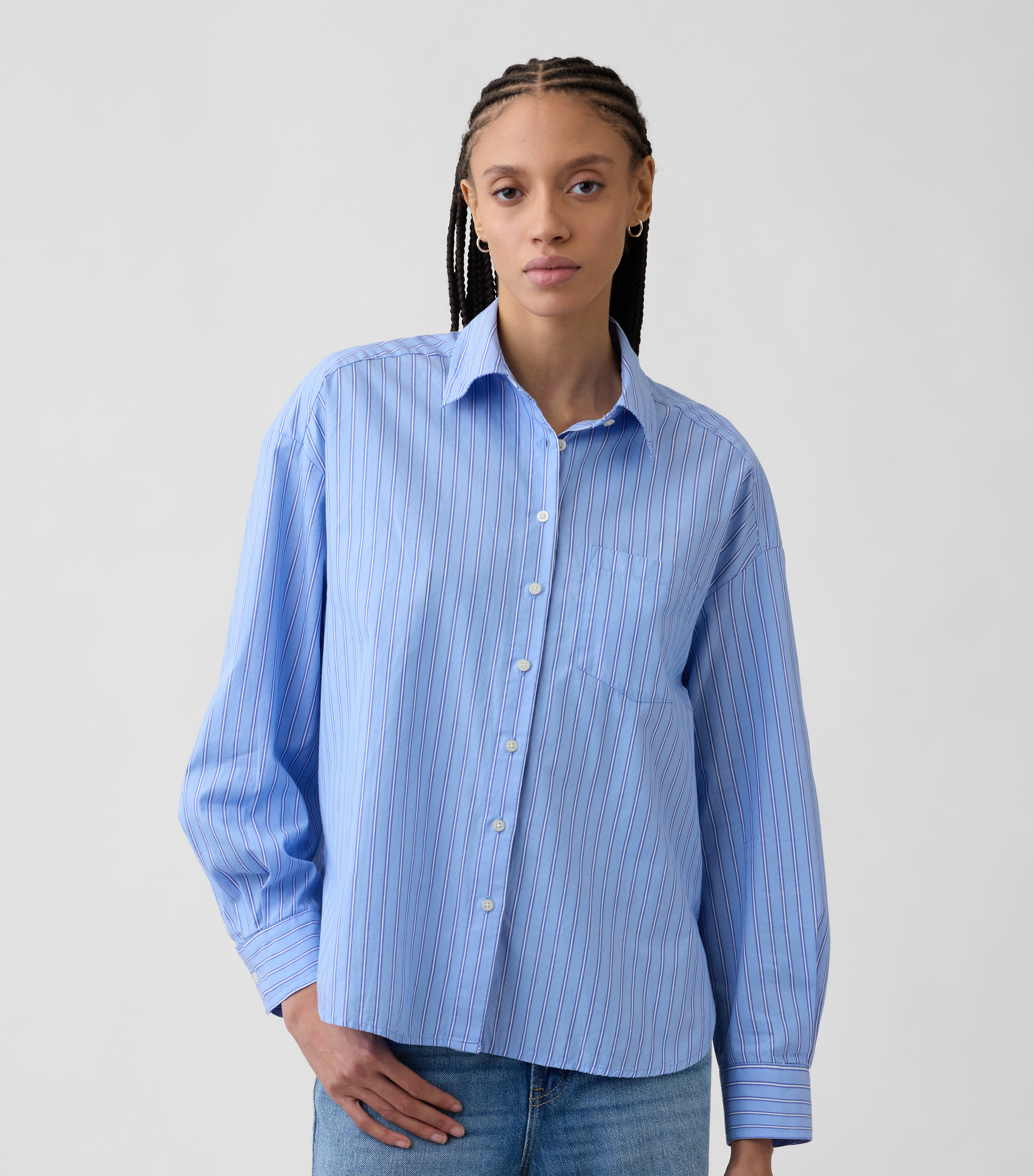 Gap Factory, Oversized Shirt in Poplin