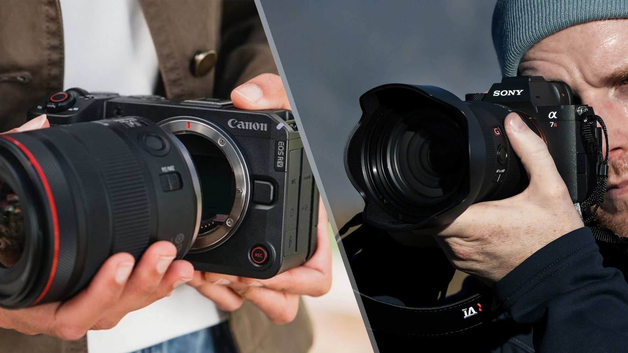 Canon EOS R6 V and Sony A7R VI