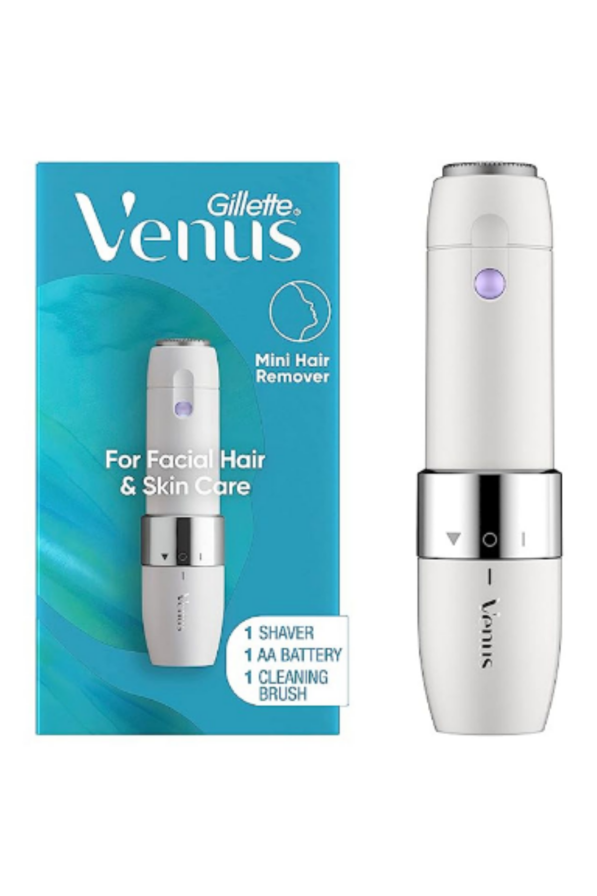 Best Electric Razors | Gillette Venus Mini Facial Hair Remover for Women