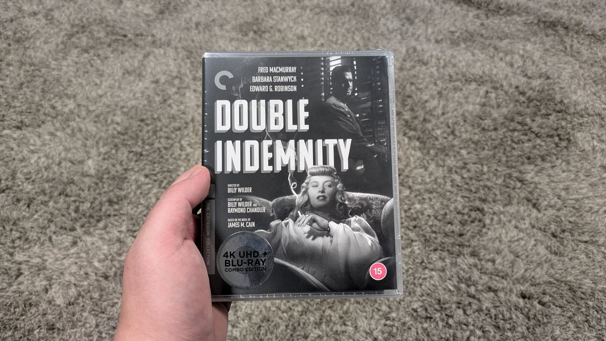 Double Indemnity 4K Blu-ray front cover and case