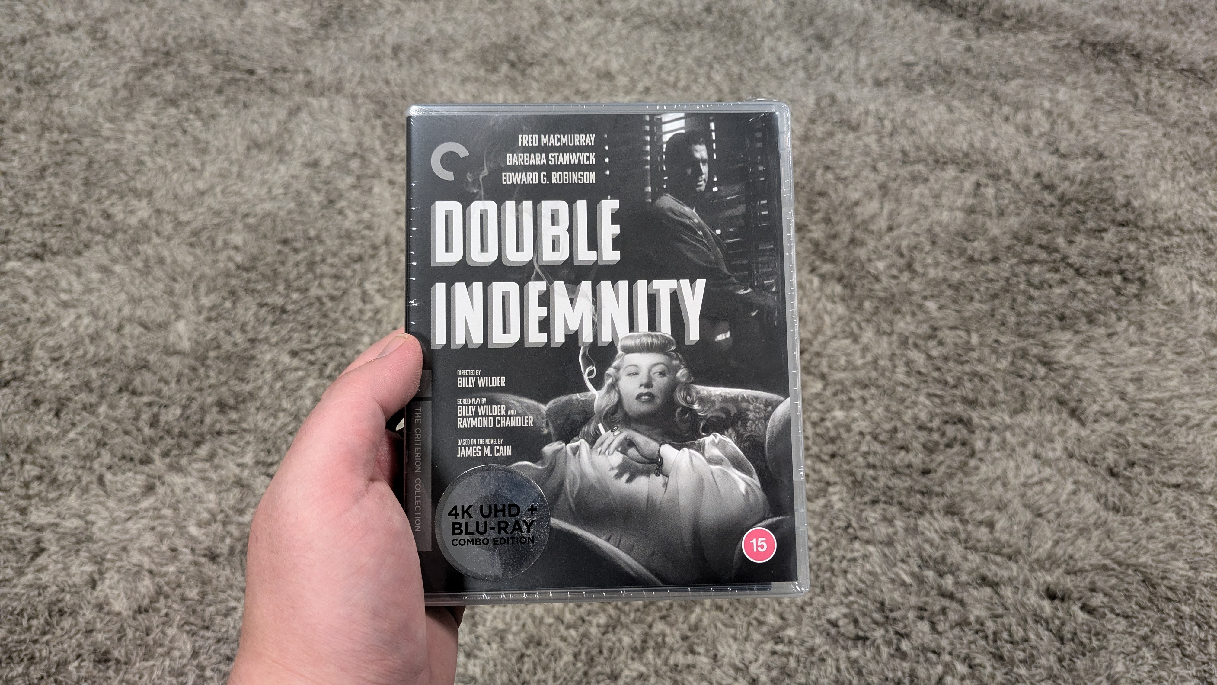 Double Indemnity 4K Blu-ray front cover and case 