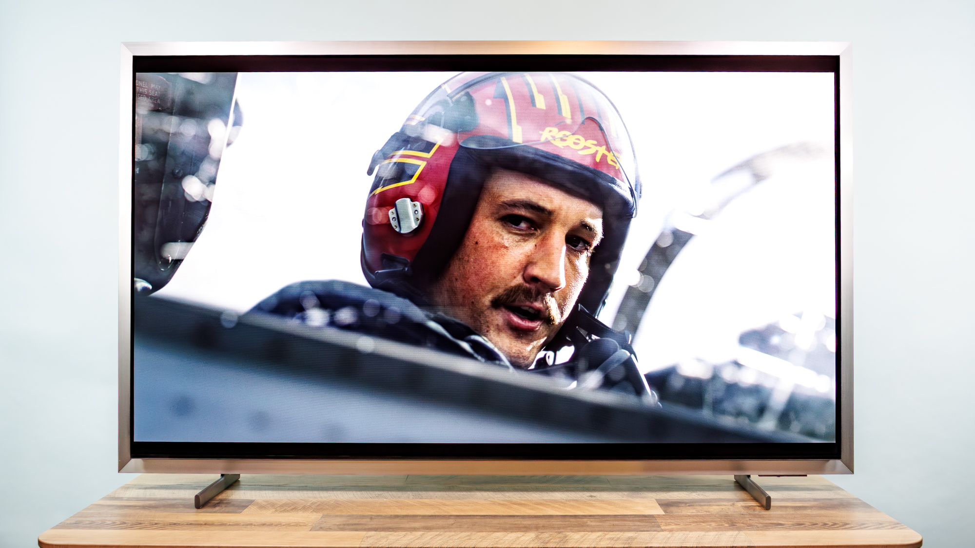 Samsung S95H OLED TV on a desk
