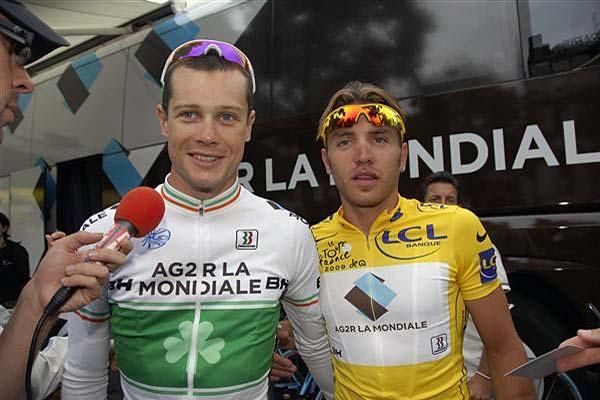 Nicolas Roche (AG2R La Mondiale) has been busy working for his teammate, race leader Rinaldo Nocentini.