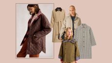 Reversible coats from White Stuff, Debenhams, John Lewis, Damson Madder