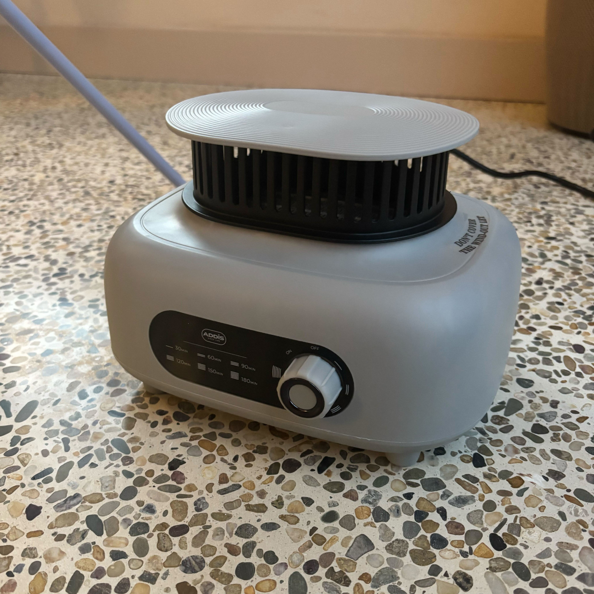 addis heat pod on a concrete floor