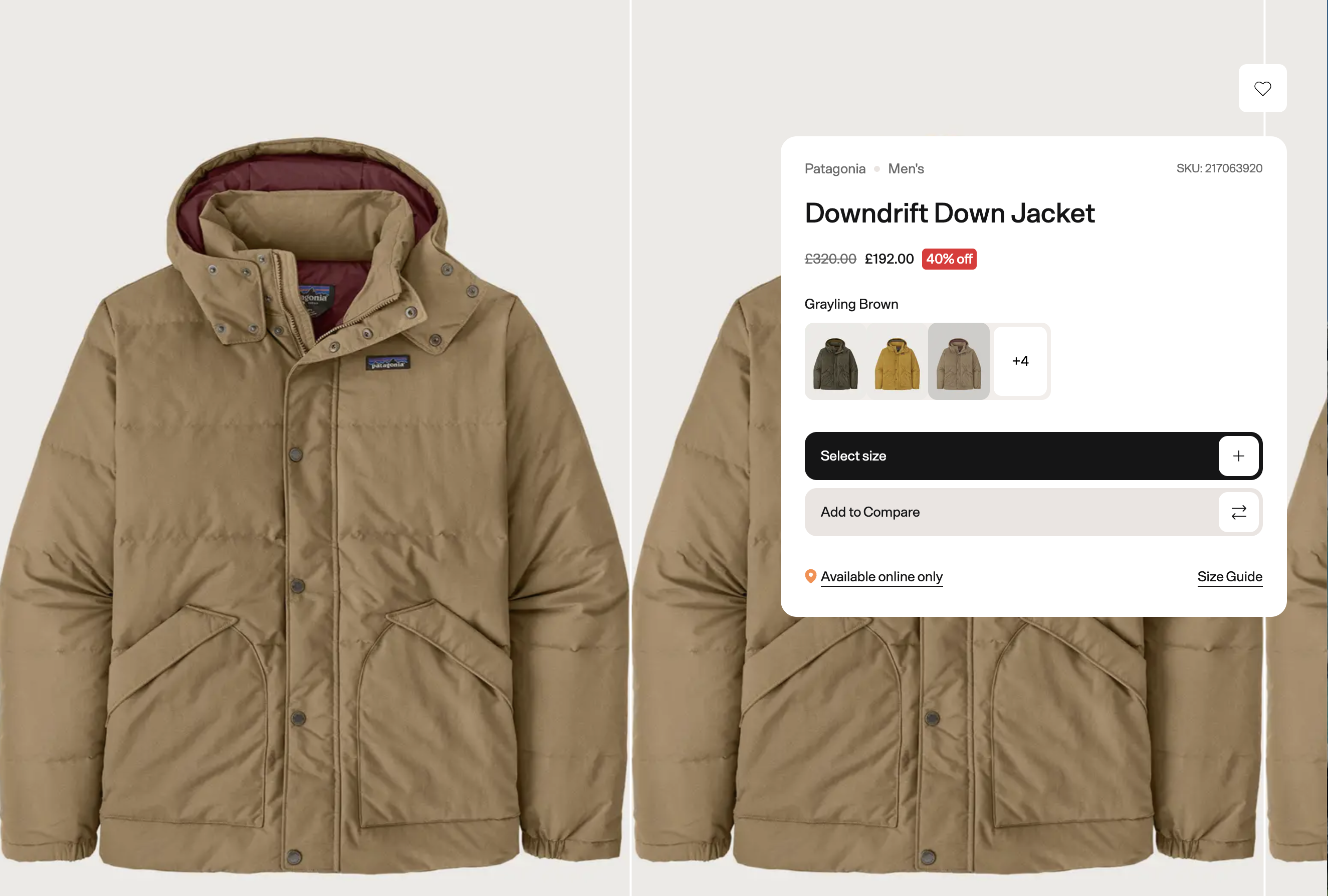 Patagonia Downdrift Down Jacket