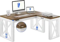 FlexiSpot L-Shaped Executive Standing Desk with Drawer FlexiSpot L-Shaped Executive Standing Desk with Drawer