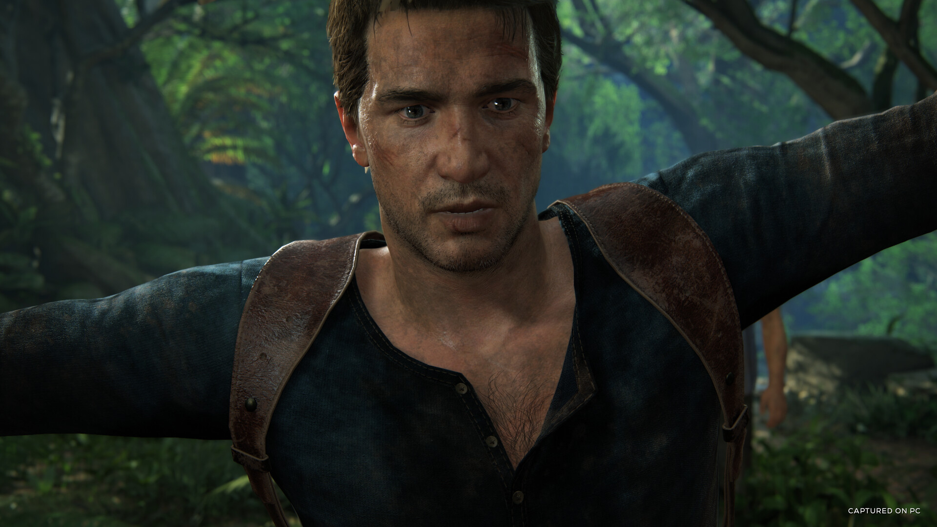 Nathan Drake in Uncharted