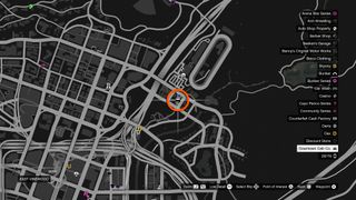 GTA Online Taxi Work map