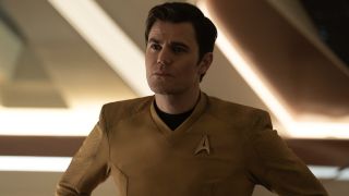 Kirk listening to advice