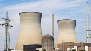 The decommissioned Gundremmingen nuclear power plant, located near Rivr Danube near Gundremmingen in the district of Günzburg in Bavaria.