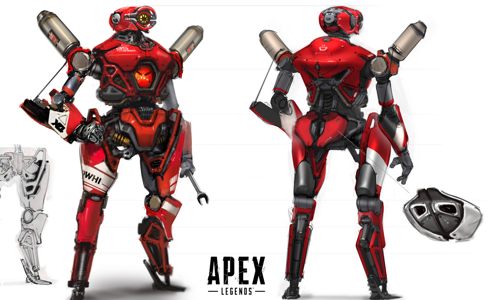 Here S A Ton Of Amazing Apex Legends Art Including Extra Thicc Pathfinder Pc Gamer
