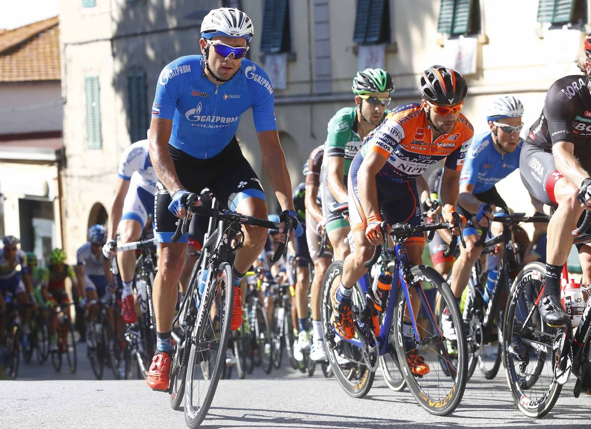 The Coppa Sabatini peloton.