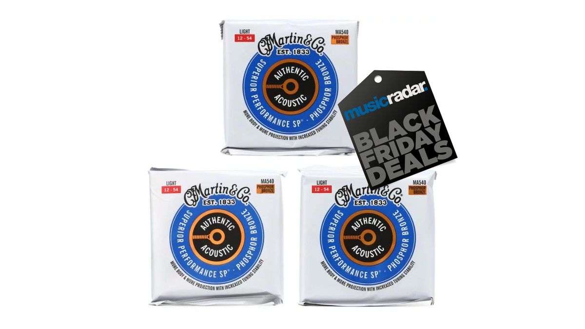 Get 3 packs of Martin acoustic guitar strings for less than $14 in the early Black Friday sale ...