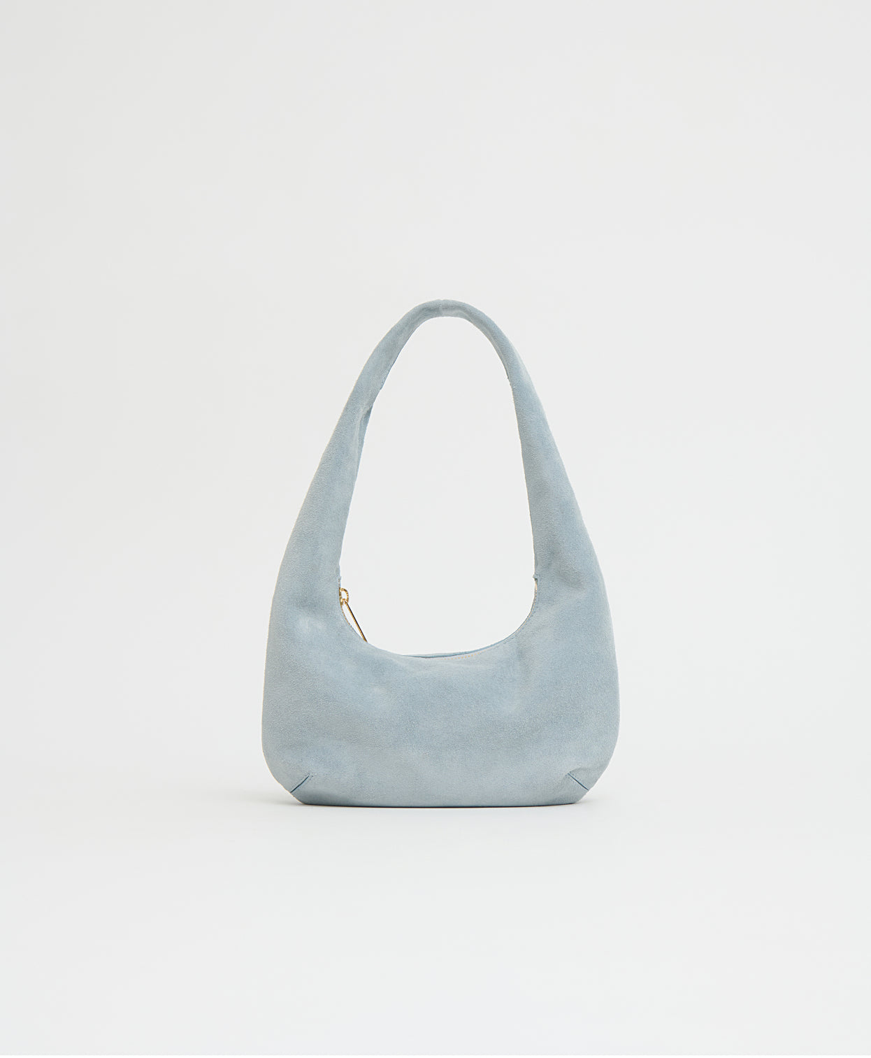 Gnocchi Bag - Baby Blue Suede