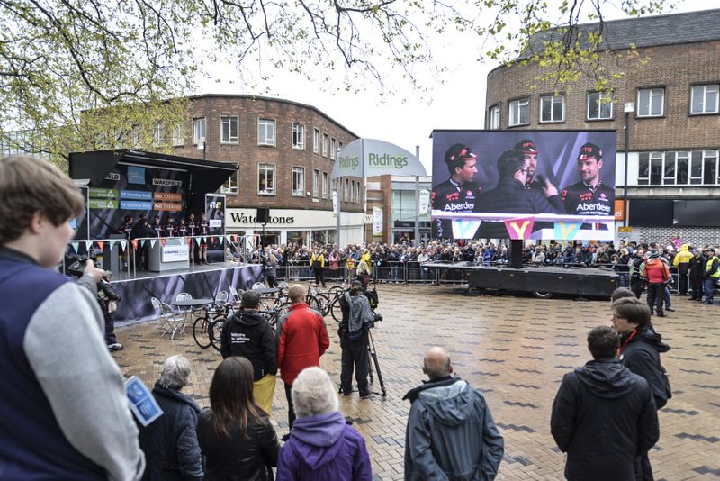 The NFTO riders at sign on