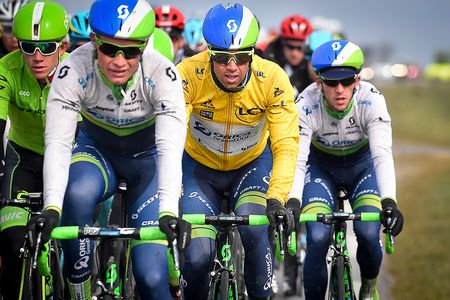 Michael Matthews (Orica-GreenEdge) held onto yellow during stage 1 at Paris-Nice