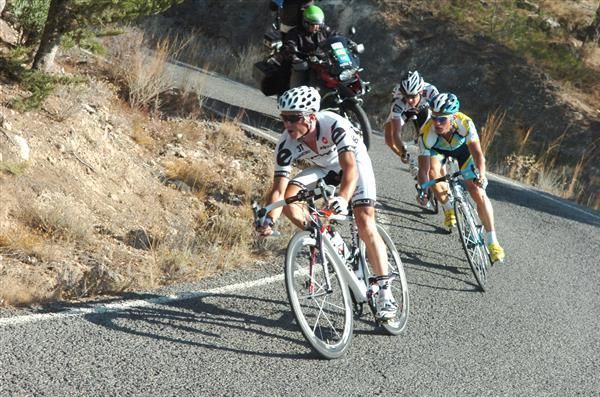 Simon Gerrans (Cerv&eacute;lo TestTeam) less than fifteen kilometres from his first ever Vuelta stage win