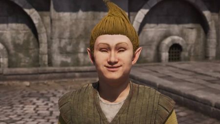 A screenshot of the Adoring Fan seen in The Elder Scrolls 4: Oblivion Remastered.