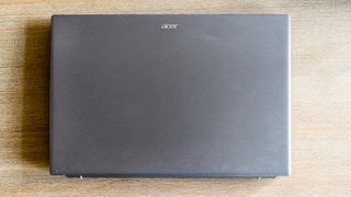 Top view of Acer Swift X (16-inch)
