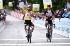 Adam Yates and Joao Almeida on stage 7 of the Tour de Suisse