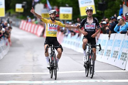 Adam Yates and Joao Almeida on stage 7 of the Tour de Suisse