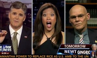Michelle Malkin and James Carville