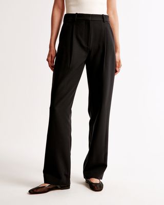 A&f Quinn tailored straight pants