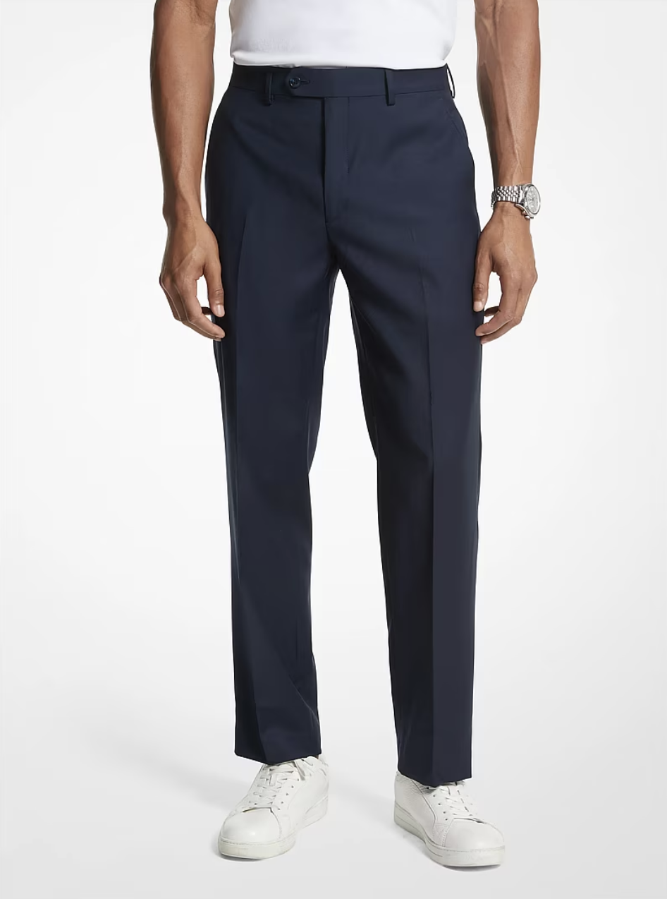 Michael Kors, Modern-Fit Wool Blend Suit Pants