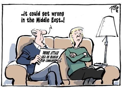 Editorial Cartoon U.S. Middle East US Strike Iran News