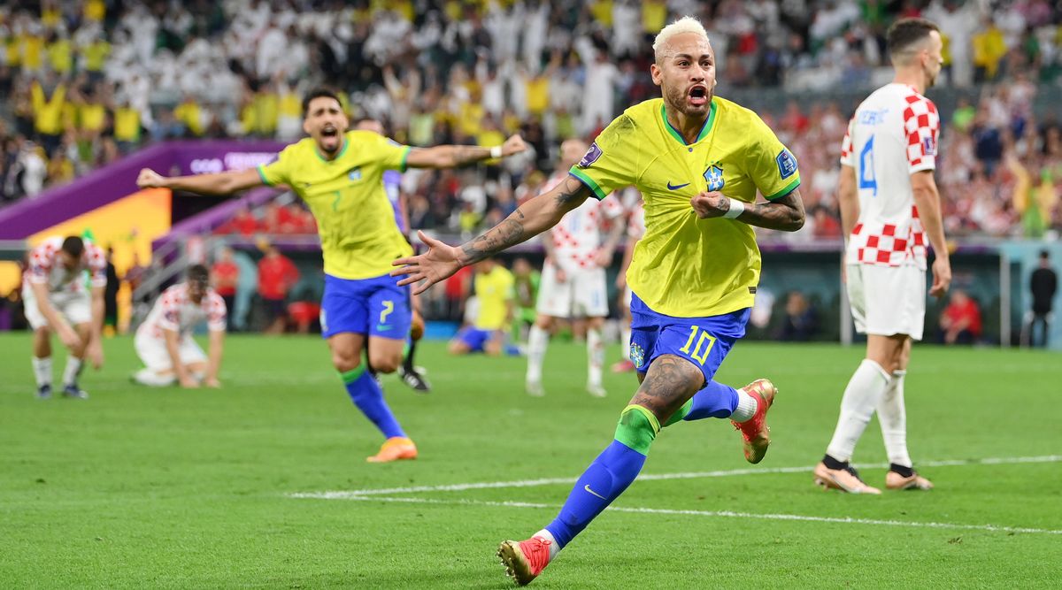 World Cup 2022 Neymar Equals Peles Brazil Scoring Record With Goal Against Croatia Flipboard