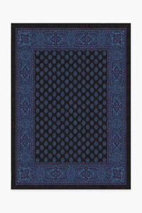 Anna Sui Belle Epoche electric blue rug, Ruggable