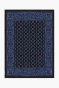 Anna Sui Belle Epoche electric blue rug, Ruggable