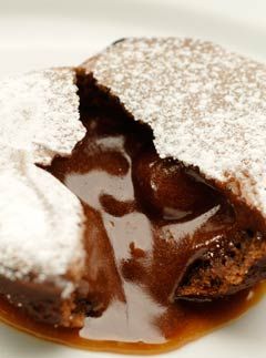 Warm dark chocolate fondant, marie claire recipes