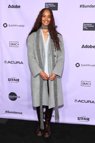 Malia Ann Obama attends the "The Heart" Premiere at the Short Film Program 1 during the 2024 Sundance Film Festival.