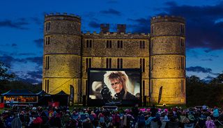 Open air cinema Lulworth Castle