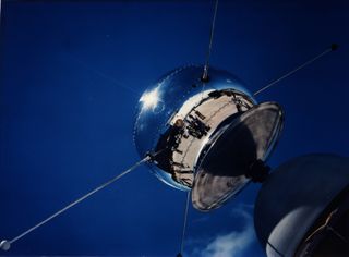One of NASA's Vanguard satellites. NASA's Vanguard 1 satellite, the world's first solar-powered satellite, launched on March 17, 1958 from Cape Canaveral, Florida. It was the second U.S. satellite and is the oldest satellite in orbit today.