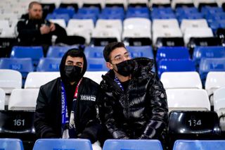 Supporters will be encouraged to wear face masks in communal areas of stadiums such as toilets and entry points