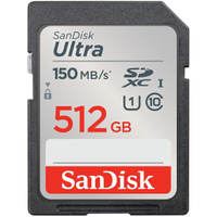 SanDisk 512GB Ultra SDXC UHS-I Memory Card| $48$37.99 at Amazon