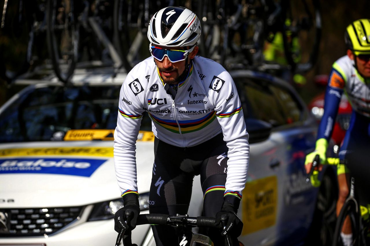 Liege - Bastogne - Liege 2021 - 107th Edition - Liege - Liege 259,1 km - 25/04/2021 - Julian Alaphilippe (FRA - Deceuninck - Quick-Step) - photo Dion Kerckhoffs/CV/BettiniPhoto&Acirc;&copy;2021