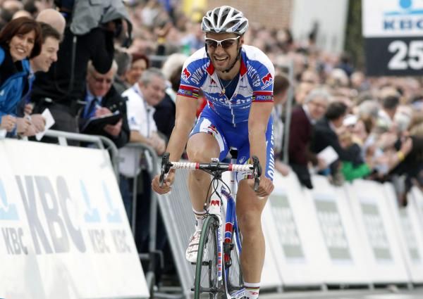 Tom Boonen (Quick Step) and the pain of finishing fourth