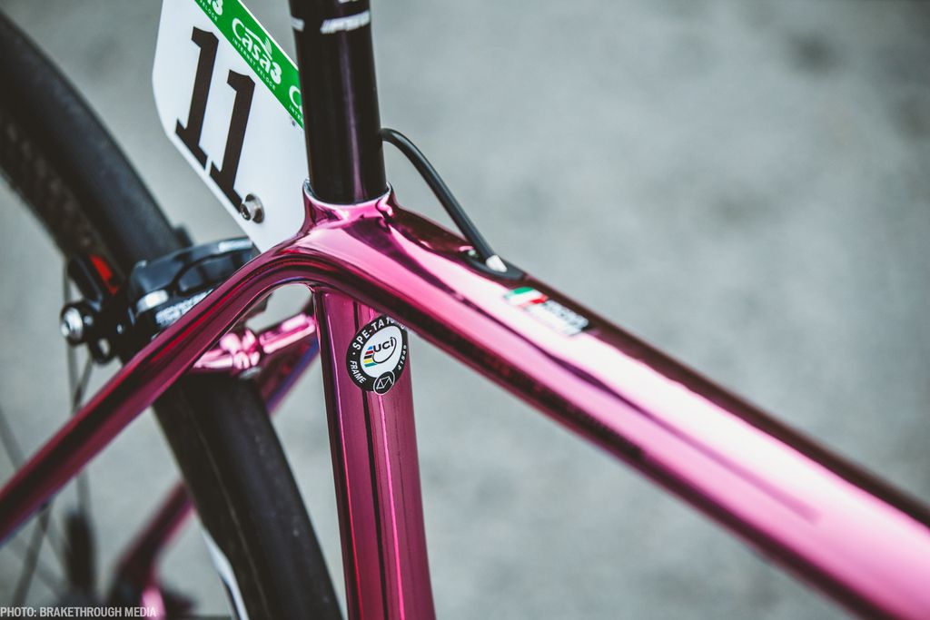 Nibali was running a height adjustable FSA seatpost during stage 21