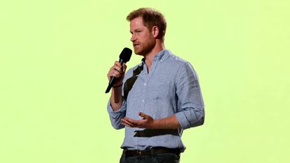 Prince Harry at Vax Live Concert