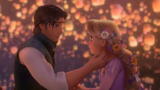 Rapunzel and Flynn Rider in Tangled