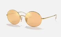 OVAL 1970 MIRROR EVOLVE Sunglasses, $133.70 | Ray-Ban
