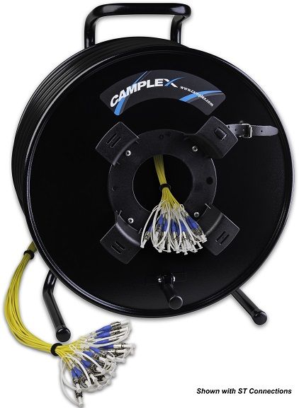 Rugged 24-Channel Small Diameter Tactical Fiber Optic Cables by Camplex ...