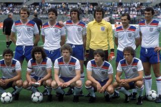England team line-up, Euro 1980