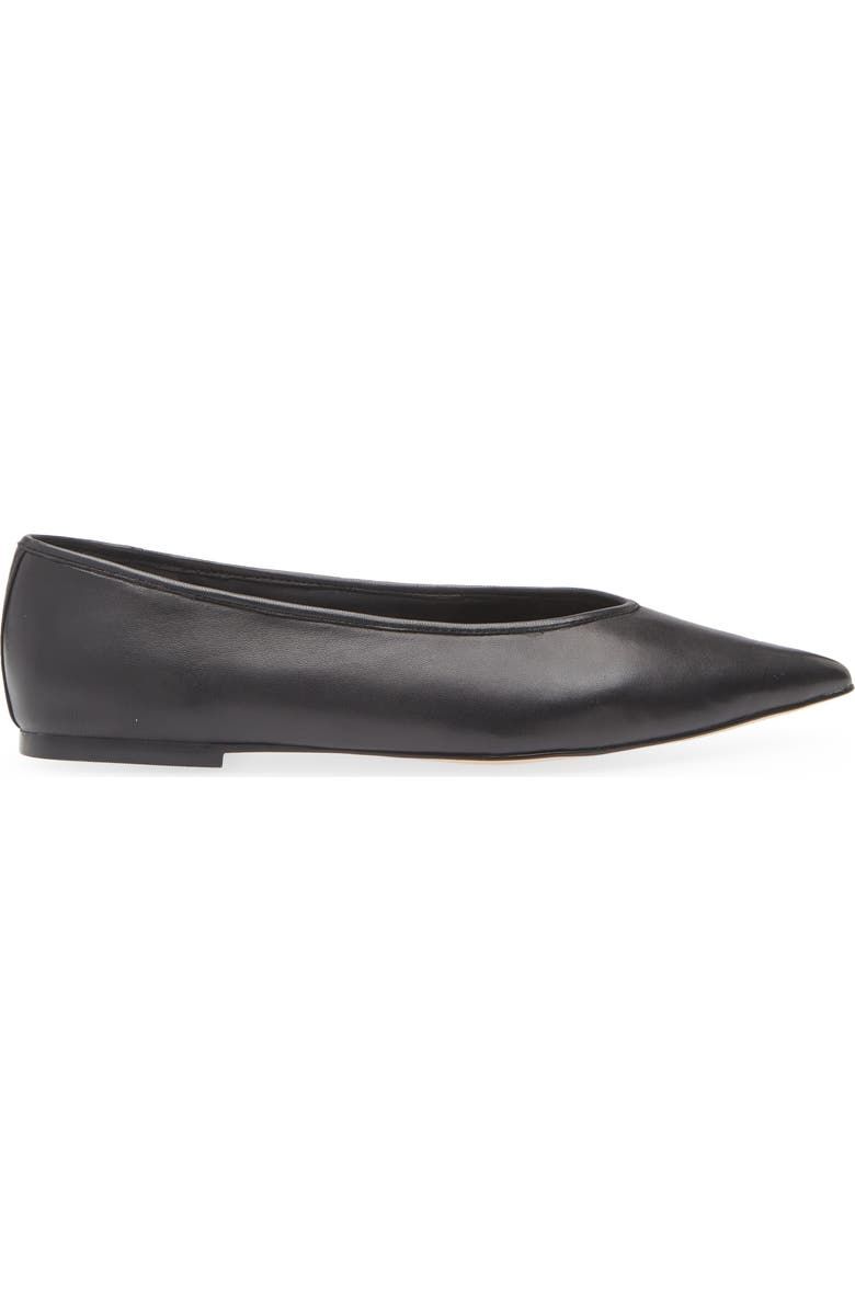 Scarlet Pointed Toe Flat