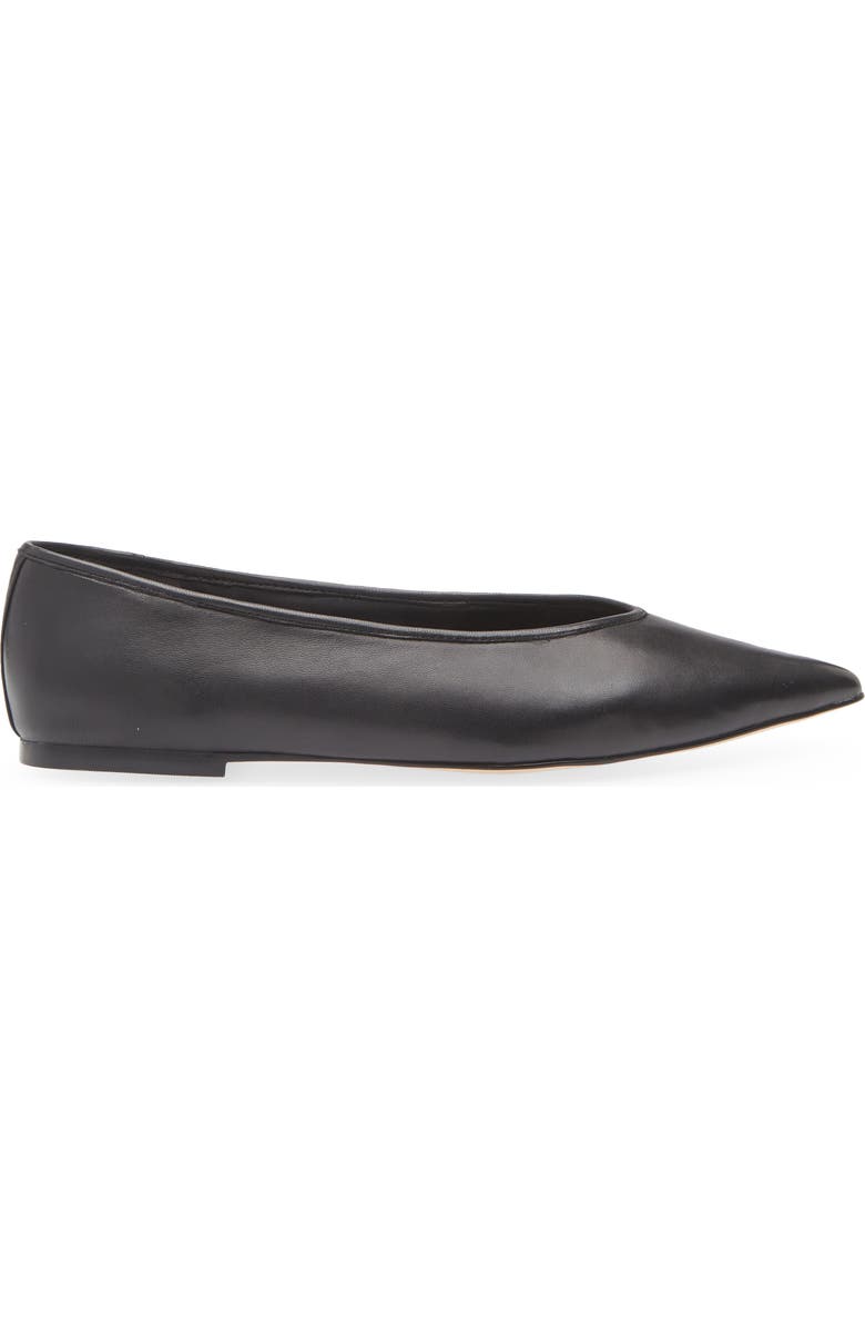 Scarlet Pointed Toe Flat