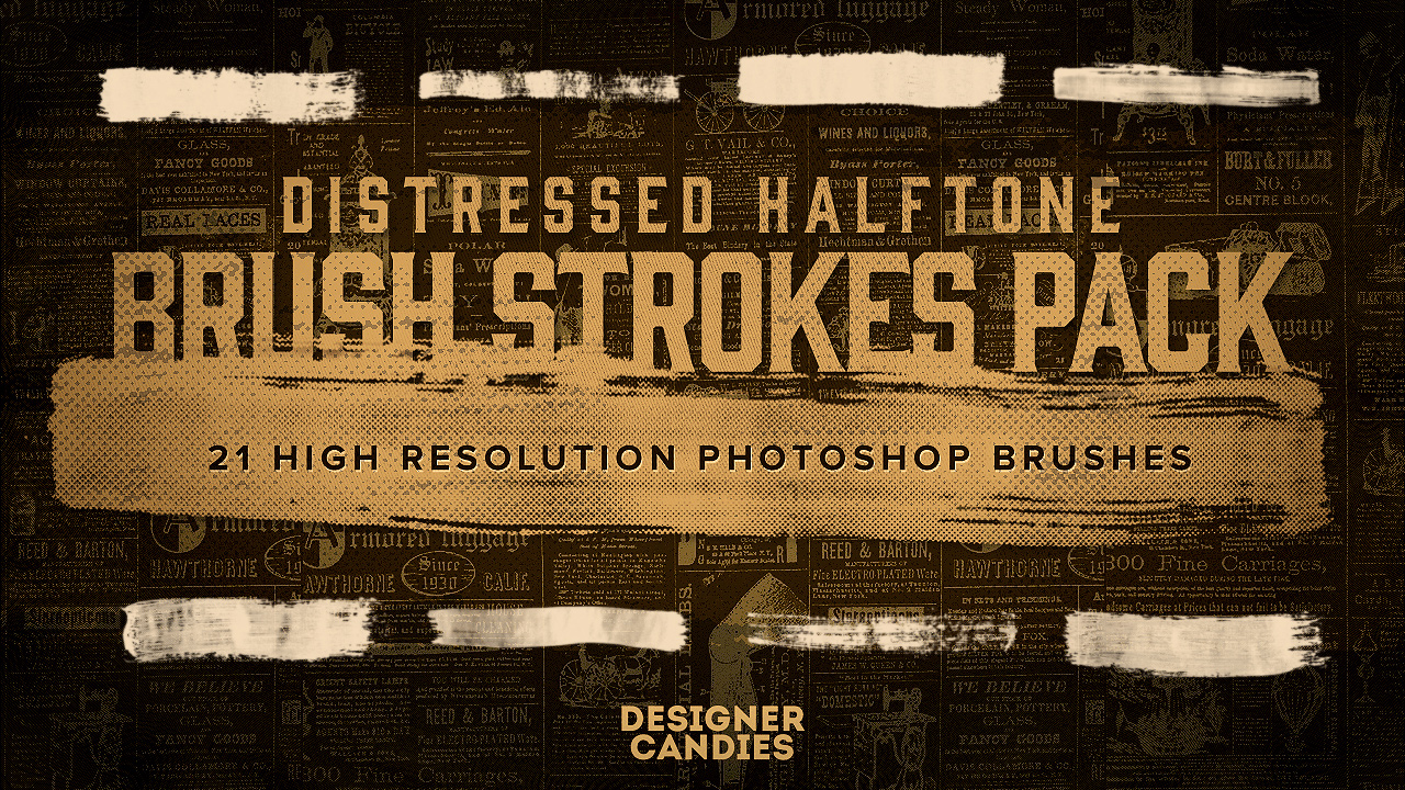 Photoshop brushes: distressed 